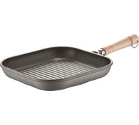 Berndes BONANZA poêle à griller 28 x 28 cm, fonte d'aluminium robuste, antiadhésive, carrée