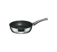 Berndes Injoy Special Edition Schmorpfanne, Pfanne, Antihaftversiegelung, Edelstahl, Silber / Schwarz, Ø 24 cm, 063666