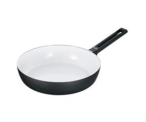 Berndes Sauteuse Starter b.nature, bord haut avec revêtement durable en quartz, convient pour l'induction, anti-rayures, 24 cm