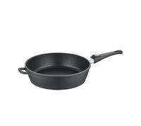 Berndes sauteuse Vario Click 32 cm, compatible induction, bord haut, poêle avec manche amovible, tous feux, aluminium coulé robuste, revêtement antiadhésif, noir