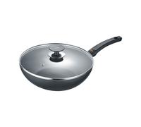 Berndes Special+ Wok mit Glasdeckel, Pfanne, Antihaftversiegelung Aluminium, Schwarz Ø 30 cm, 0014196624