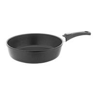 Berndes Vario Click Sauteuse 28 cm, compatible induction, bord haut, poêle avec manche amovible, aluminium coulé robuste, revêtement antiadhésif, noir