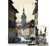 Berne, Suisse Puzzle de 1000 pièces pour Adultes Idéal pour se concentrer, améliorer sa Concentration et soulager Le Stress Découpe Lisse et Amusante Cadeau Festif (50x75cm)