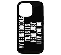 Bernedoodle Dog Lover Tilt Head Funny Cute Men Women Coque pour iPhone 13 Pro