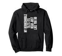 Bernedoodle Dog Lover Tilt Head Funny Cute Men Women Sweat à Capuche