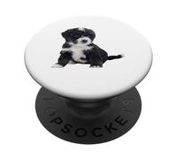 Bernedoodle Mini Chien Bernedoodle Super Mignon PopSockets PopGrip Adhésif