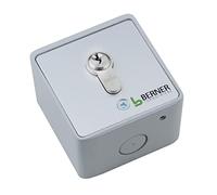 Berner 2902100 AP SLÜ23/2 Mini-clé avec 3 clés, 2 contacts de verrouillage, appareil de commande filaire 73,5 x 73,5 x 45 mm