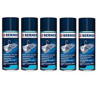 BERNER Lot de 5 flacons de Soin en Acier Inoxydable 5 x 400 ML