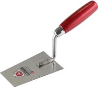 Berner Putzkelle Longueur 220 mm Largeur 75 mm inoxydable, avec manche en bois Acier inoxydable