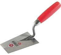 Berner Putzkelle Longueur 240 mm Largeur 80 mm trempé, avec manche en bois Acier inoxydable