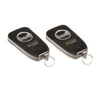 Berner Torantriebe Lot de 2 télécommandes BHS121/S147 - Mini Blueline - 868,3 MHz - Code fixe - Pour porte de garage - Pour adultes - Avec garage