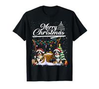 Bernese Mountain Dog Christmas Tree Decorations Dog Lover T-Shirt