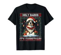 Bernese Mountain Dog Christmas Tree Decorations Dog Lover T-Shirt
