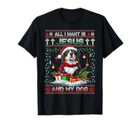 Bernese Mountain Dog Christmas Tree Decorations Dog Lover T-Shirt