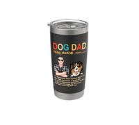 Bernese Mountain Dog Dad Definition Funny Fathers Day Gobelet isotherme en acier inoxydable double paroi