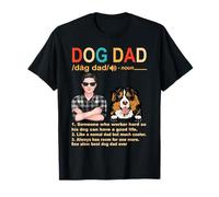 Bernese Mountain Dog Dad Definition Funny Fathers Day T-Shirt
