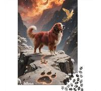 Bernese Mountain Dog Puzzle 1000 Pièces Educa Jouet en Bois Divertissement Créatif Décoration Intérieure Cute Jeu Éducatif Challenge Toy pour Adultes Et Enfants À Partir De 12 Ans 1000pcs (75x50cm)