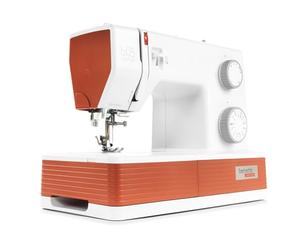 Bernette B05 Crafter Machine à coudre portable | 30 points, 6 pieds pressés, lumière LED | Matelassage et broderie robustes | Point réglable | Aiguille, enfile-aiguille, usage débutant et