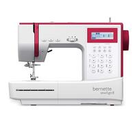 Bernette Sew&GO8 Machine à coudre ordinateur avec 197 programmes de couture, bras libre, écran multifonction, couture, patchwork, matelassage, White