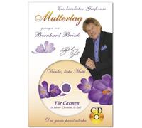 Bernhard Brink - Die ganz persönliche Muttertags-CD von Bernhard Brink - Mit dem Vornamen der Mutter! Er wird 2x im Lied genannt und zusammen mit Ihrem persönlichem Gruß auf die CD gedruckt.