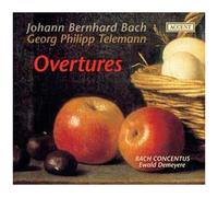 Bach Concentus – Ouvertures de Johann Bernhard Bach et Georg Philipp Telemann – CD – Accent