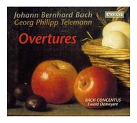 Bach Concentus – Ouvertures de Johann Bernhard Bach et Georg Philipp Telemann – CD – Accent