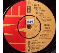 Berni Flint - Berni Flint - I Don't Want To Put A Hold On You - [7"]