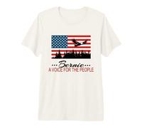 Bernie Sanders Drapeau Politique et Aigle Grassroots America T-Shirt Haut de Gamme