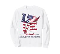 Bernie Sanders Grassroots America Cool Love The USA Drapeau Sweatshirt