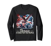 Bernie Sanders Grassroots America Political Floral USA Manche Longue