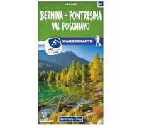 Bernina / Pontresina / Val Poschiavo Hiking Map: 1:40 000