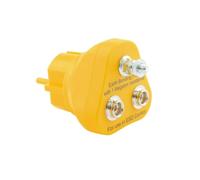 Bernstein 9-359-2 ESD Prise de terre EBP avec 2 boutons pression 10 mm 1 résistance Megaohm 1 x 4 mm