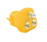 Bernstein Prise de terre ESD 9-359-2 EBP 2 boutons-pression 10 mm, 1 résistance Megaohm, 1 x 4 mm