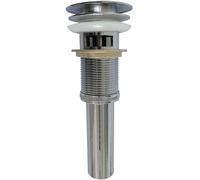 BERNSTEIN - Bonde Lavabo Pop-Up + trop-plein, Valve Clic-Clac Chrome, Système vidage Vasque Bouchon Chrome Ø64mm