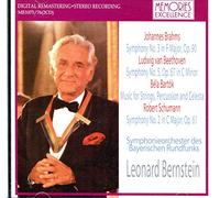 Bernstein Conducts Brahms: Symphony 3; Beethoven: Symphony 5; Schumann: Symphony 2 and Bartok: Music for Strings, Percussion & Celesta (1976-83)