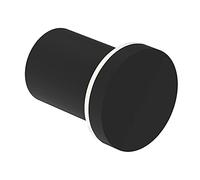 BERNSTEIN - Crochet porte-serviettes mural Noir mat Porte Serviette Rond 3,4x5cm Salle de bain Design SDVHK - Série VERSA