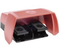 Bernstein F2-U1Z/U1Z UN Interrupteur à pédale 240 V/AC 10 A 2 pédales avec capot de protection 2 NO (T), 2 NF (R) IP65 1 pc(s)