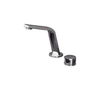 BERNSTEIN - Robinet Mitigeur Lavabo/Vasque 2 trous en Laiton Chrome 19x20cm, Levier unique monocommande, Design Moderne + Cartouche céramique - VELO-Flex 160