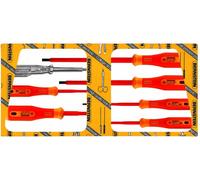 Bernstein Tools for Electronics 14-650-VDE VDE Jeu de tournevis 7 pièces vis à fente, vis Pozidriv