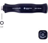 Bernstein Tools for Electronics 4-117 Poignée de tournevis ESD pour porte-embout 1/4 pouce 105 mm 1/4