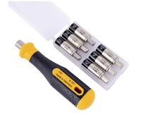 Bernstein Tools for Electronics 4-980-G Jeu d'adaptateurs de couple 1/4\ (6.3 mm) 0.6 - 3.0 Nm