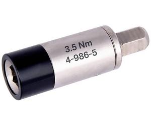 Bernstein Tools for Electronics 4-986-5 Adaptateur de couple de serrage 1/4\ (6.3 mm) 3.5 Nm (max)