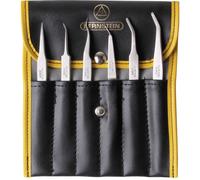 Bernstein Tools for Electronics 5-050 Jeu de pinces brucelles 6 pièces