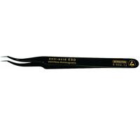 Bernstein Pince brucelle 5-054-13 CMS SA-ESD pointe en forme de faucille, très pointue 120 mm