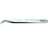 BERNSTEIN Tools for Electronics 5-055 Pince brucelle CMS 7a SA pointe en forme de faucille, très pointue 120 mm