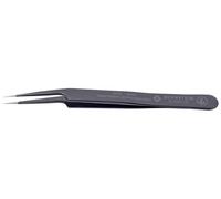 Bernstein Tools for Electronics 5-088-13 antistatique (ESD) Pince brucelle ESD 5a plate, ronde, fine 115 mm