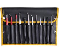 BERNSTEIN Tools for Electronics 5-100 Jeu de pinces brucelles 12 pièces