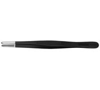 Bernstein Tools for Electronics 5-117-7-13 antistatique (ESD) Pince brucelle ESD 40 plate, ronde 145 mm