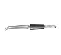 BERNSTEIN Tools for Electronics 5-156 Pince brucelle de soudage plate, ronde,
