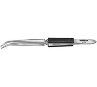 BERNSTEIN Tools for Electronics 5-156 Pince brucelle de soudage plate, ronde, courbée 160 mm